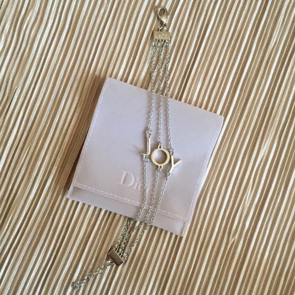 DIOR JOY TRIPLE CHAIN BRACELET VIP GIFT - Picture 2 of 5